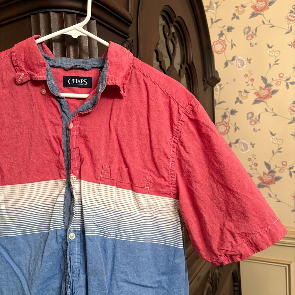 Chaps Patriotic Button-up